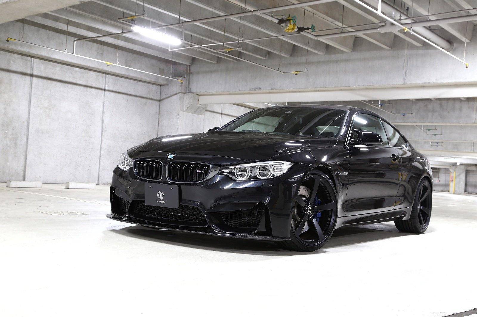 BMW M3 F80 & M4 F82 Carbon Fibre Front Splitter by 3D Design (2014-2020) - AUTOID® - Front Lips & Splitters - 3DDesign