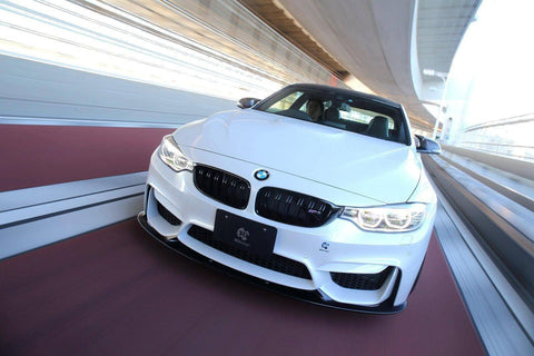 BMW M3 F80 & M4 F82 Carbon Fibre Front Splitter by 3D Design (2014-2020) - AUTOID® - Front Lips & Splitters - 3DDesign