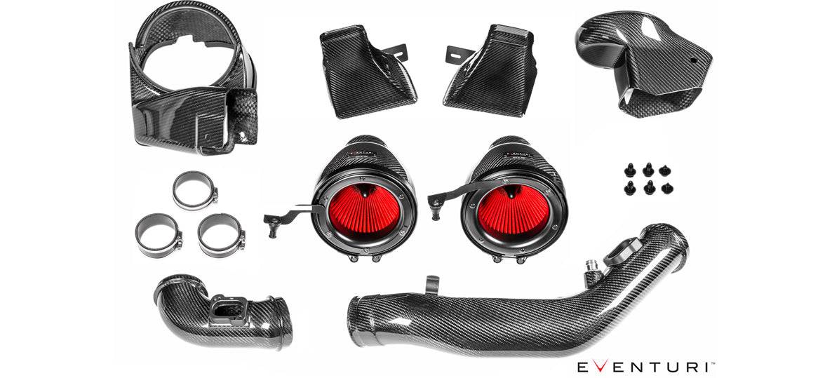 BMW M3 F80 & M4 F82 Eventuri V2 Full Black Carbon Fibre Intake Kit (2014-2020) - AUTOID® - Air Intakes - Eventuri