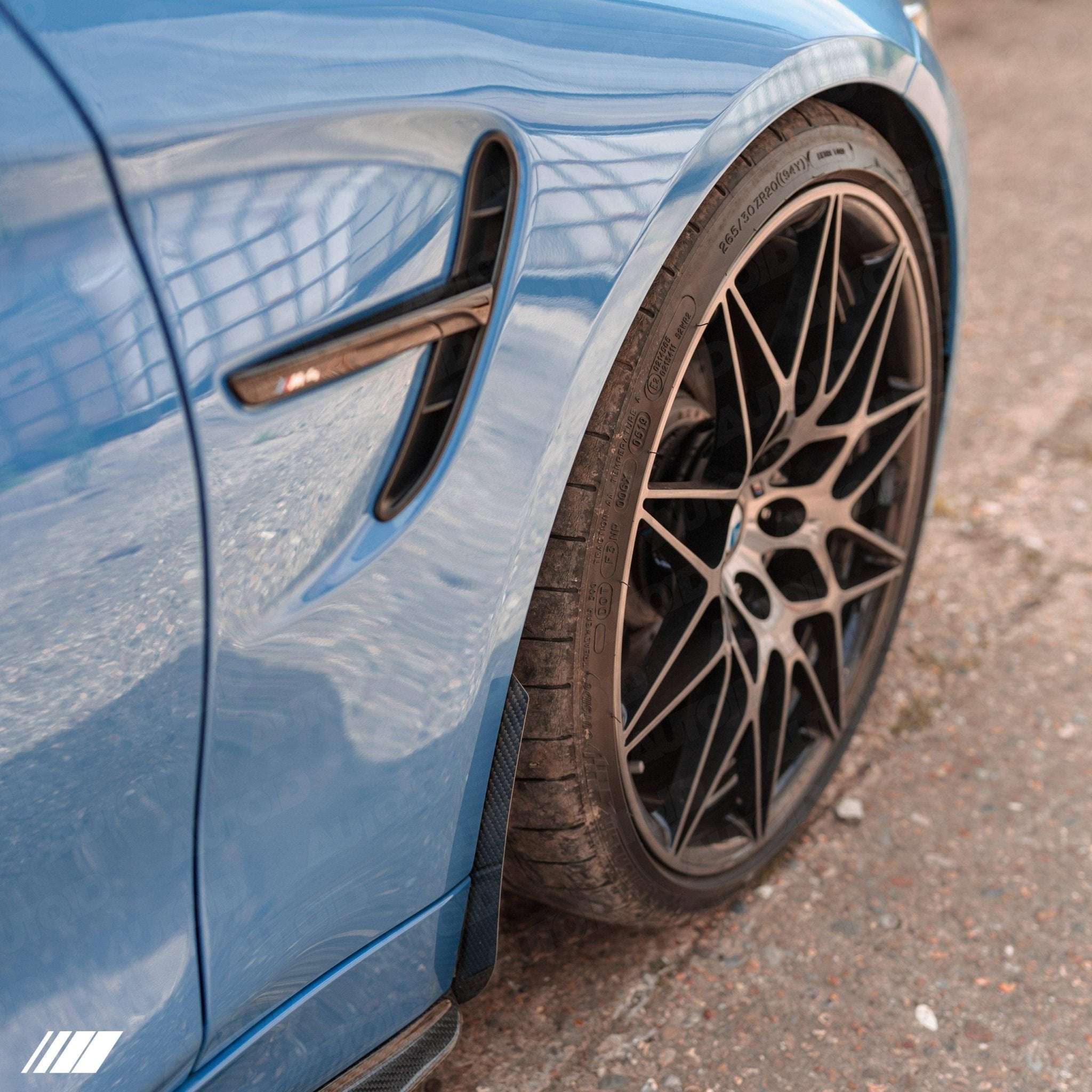 BMW M3 F80 & M4 F82 F83 Carbon Fibre Arch Guard Set by AP (2014-2020) - AUTOID® - Arch Guards & Flaps - Automotive Passion