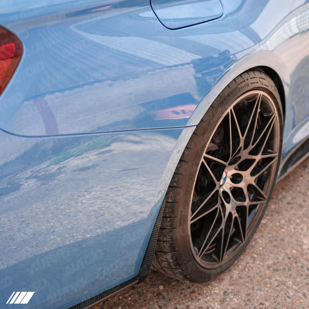 BMW M3 F80 & M4 F82 F83 Carbon Fibre Arch Guard Set by AP (2014-2020) - AUTOID® - Arch Guards & Flaps - Automotive Passion