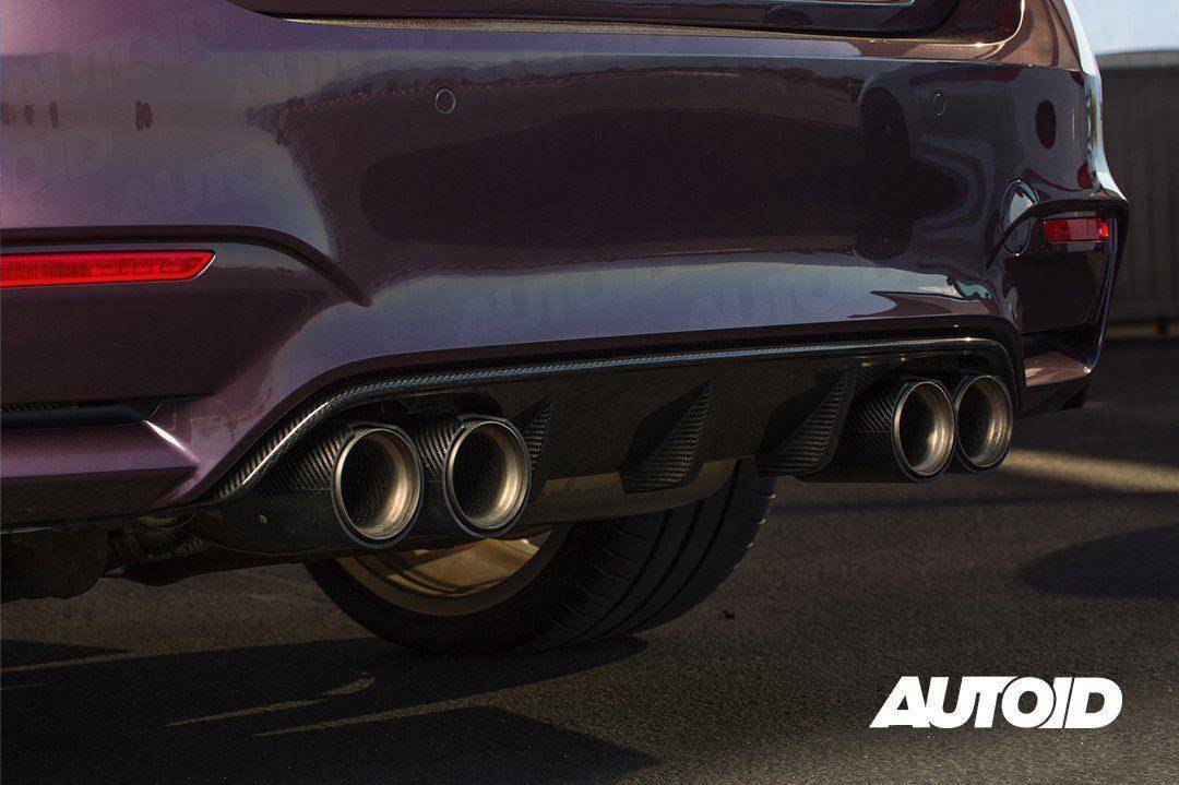 BMW M3 F80 & M4 F82 F83 Carbon Fibre Rear Diffuser by FORM (2014-2019) - AUTOID® - Rear Diffusers - FORM Industries