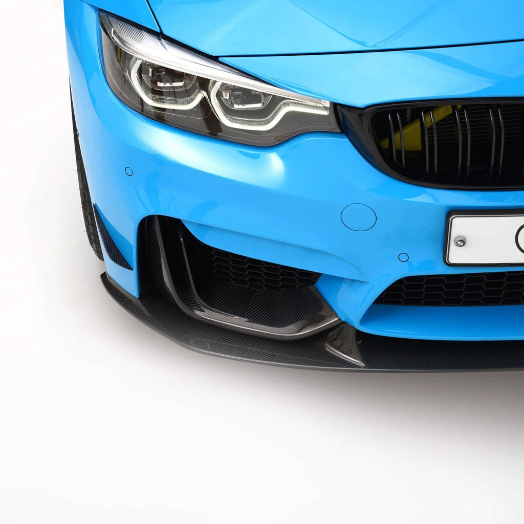 BMW M3 F80 & M4 F82 F83 Pre-Preg Carbon Fibre Front Air Ducts by Adro (2014-2020) - AUTOID® - Bumper Inserts & Trim - Adro