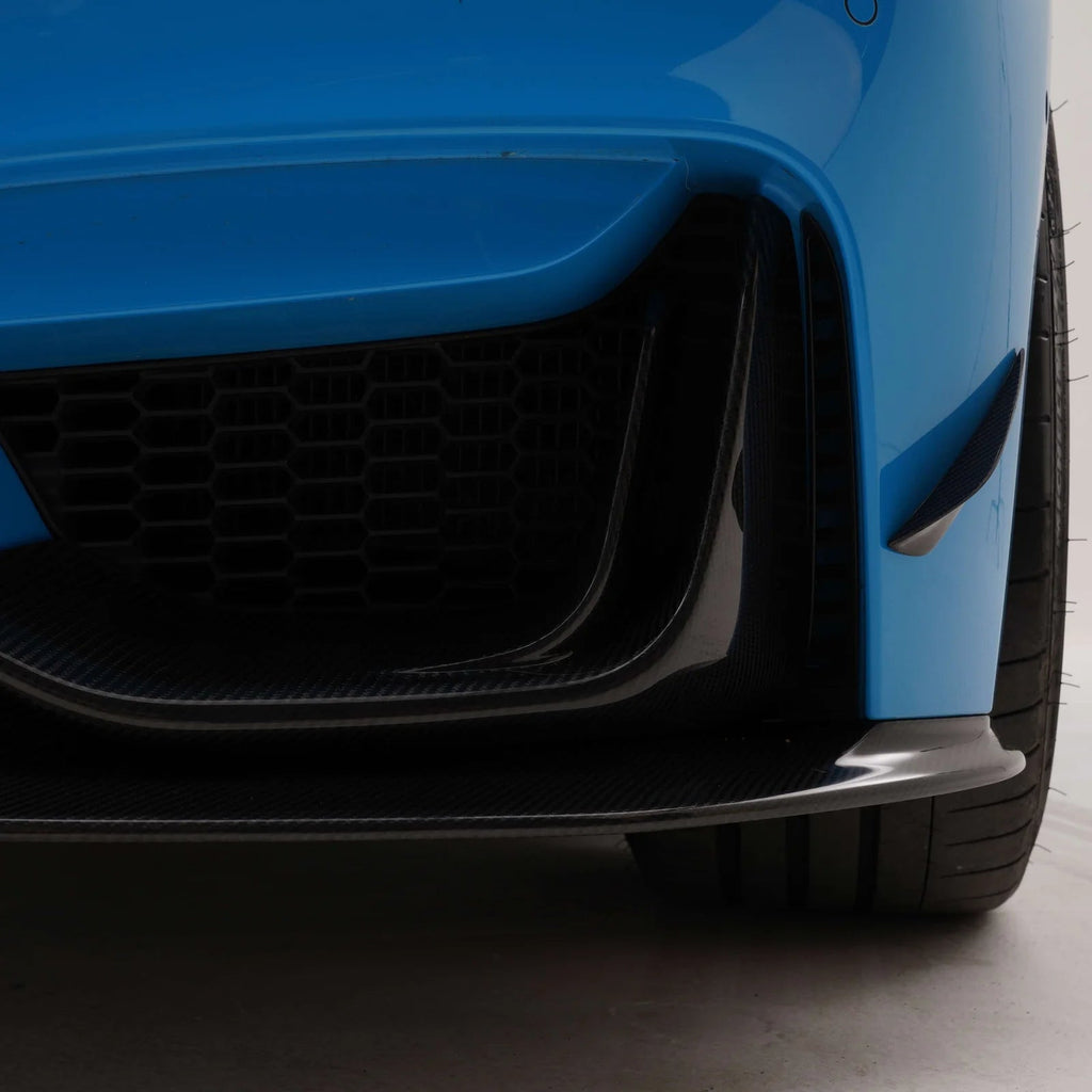 BMW M3 F80 & M4 F82 F83 Pre-Preg Carbon Fibre Front Splitter by Adro (2014-2020) - AUTOID® - Front Lips & Splitters - Adro