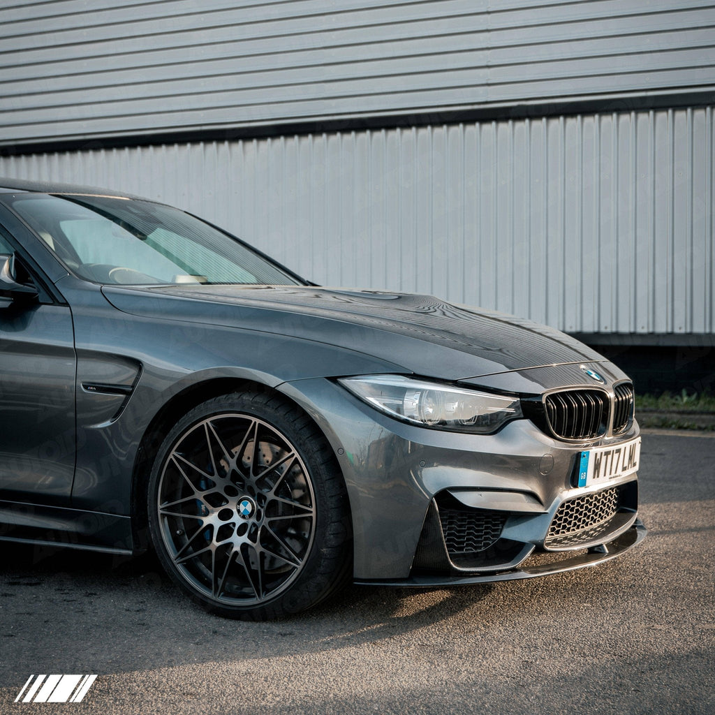 BMW M3 F80 & M4 F82 Pre-Preg Carbon Fibre Front Bumper Inserts by FORM (2014-2020) - AUTOID® - Bumper Inserts & Trim - FORM Industries