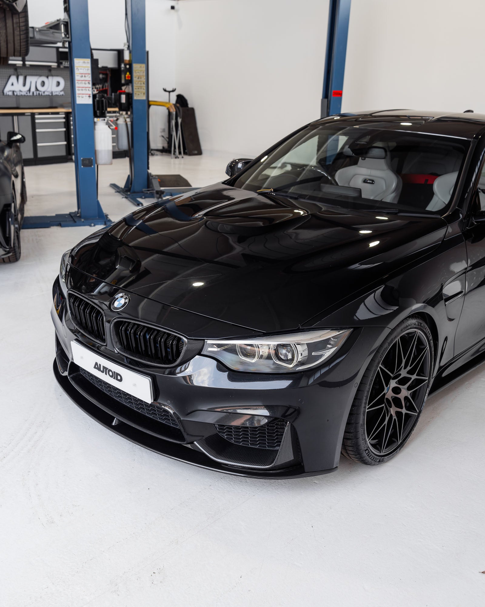 BMW M3 F80 & M4 F82 Pre - Preg Carbon Fibre Front Splitter by TRE (2014 - 2020) - AUTOID - Front Lips & Splitters - TRE