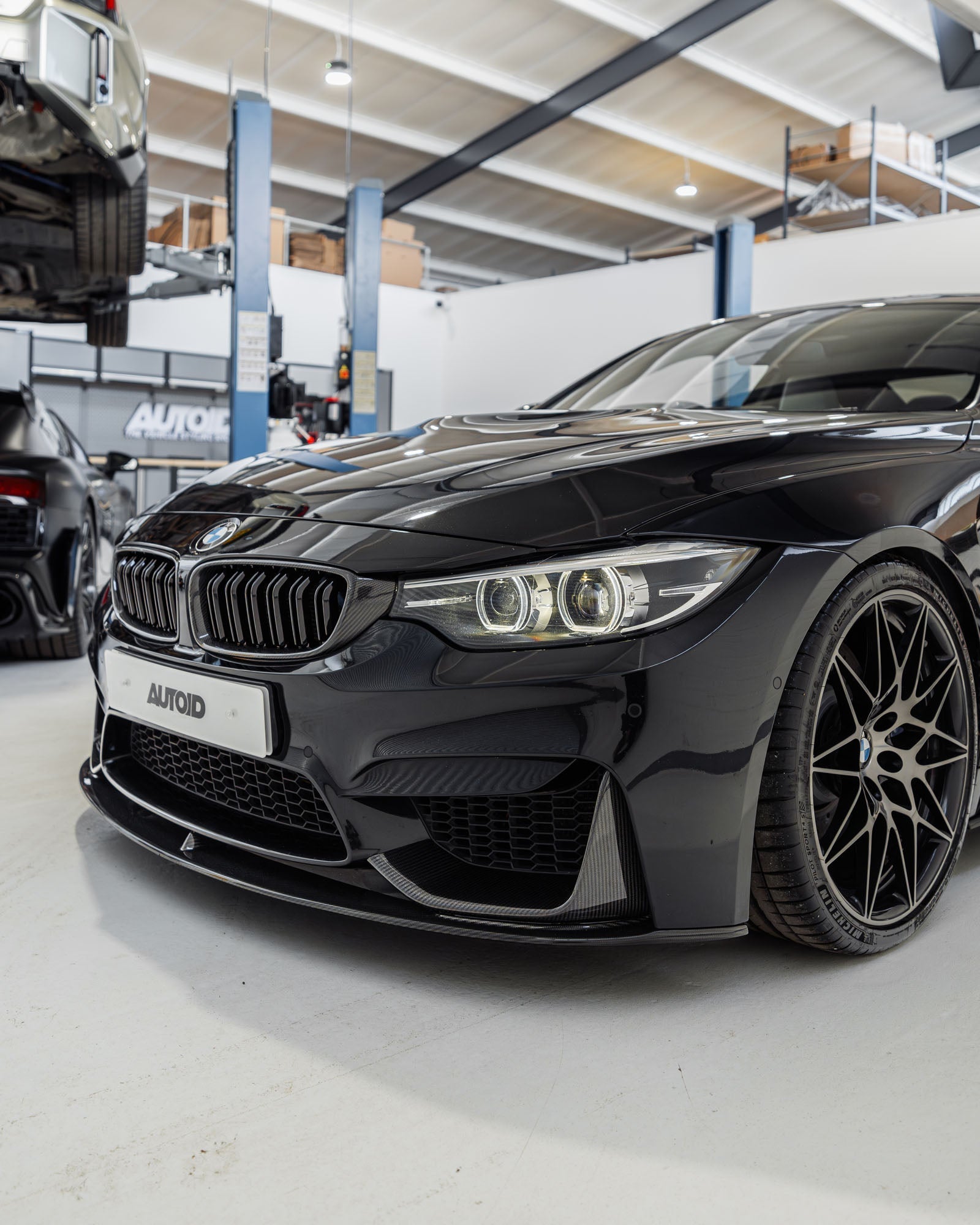 BMW M3 F80 & M4 F82 Pre-Preg Carbon Fibre Performance Front Splitter Pro by FORM (2014-2020) - AUTOID® - Front Lips & Splitters - FORM Industries