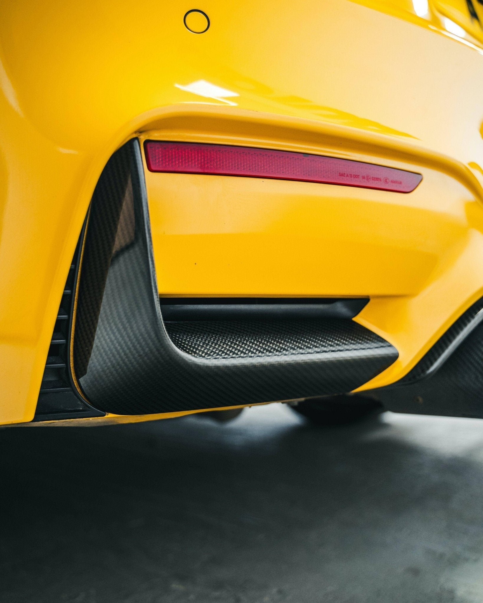 BMW M3 F80 & M4 F82 Pre-preg Carbon Fibre Rear Bumper Covers by FORM (2014-2020) - AUTOID® - Bumper Inserts & Trim - FORM Industries