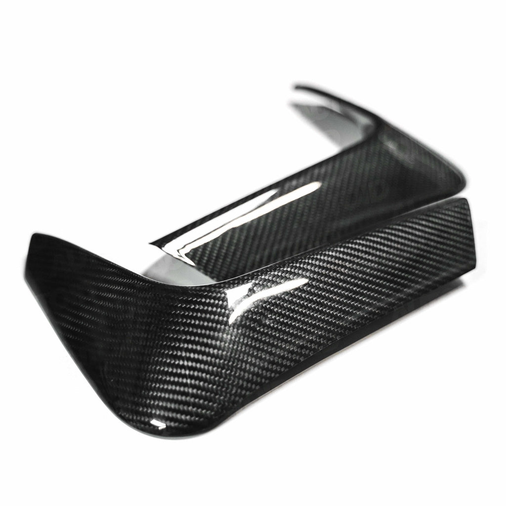 BMW M3 F80 & M4 F82 Pre-preg Carbon Fibre Rear Bumper Covers by FORM (2014-2020) - AUTOID® - Bumper Inserts & Trim - FORM Industries