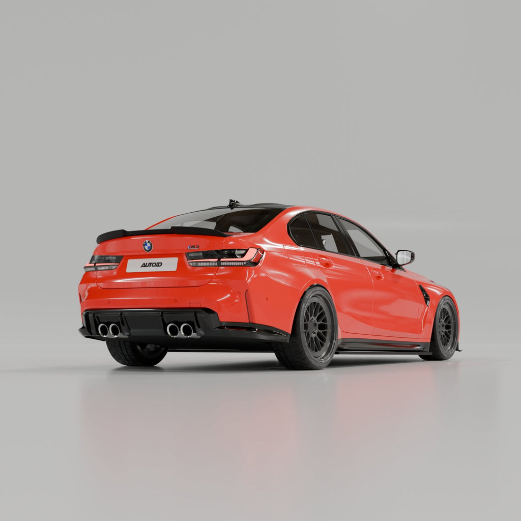 BMW M3 G80 & 3 Series G20 Pre-preg Carbon Fibre PR-1 Rear Spoiler by TREVORA (2018+) - AUTOID® - Rear Spoilers - TREVORA