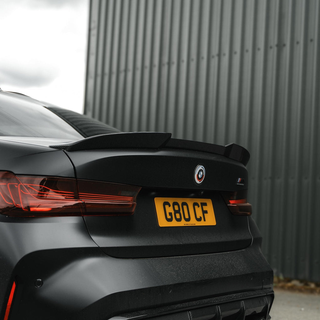 BMW M3 G80 & 3 Series G20 Pre-preg Carbon Fibre PR-1 Rear Spoiler by TREVORA (2018+) - AUTOID® - Rear Spoilers - TREVORA