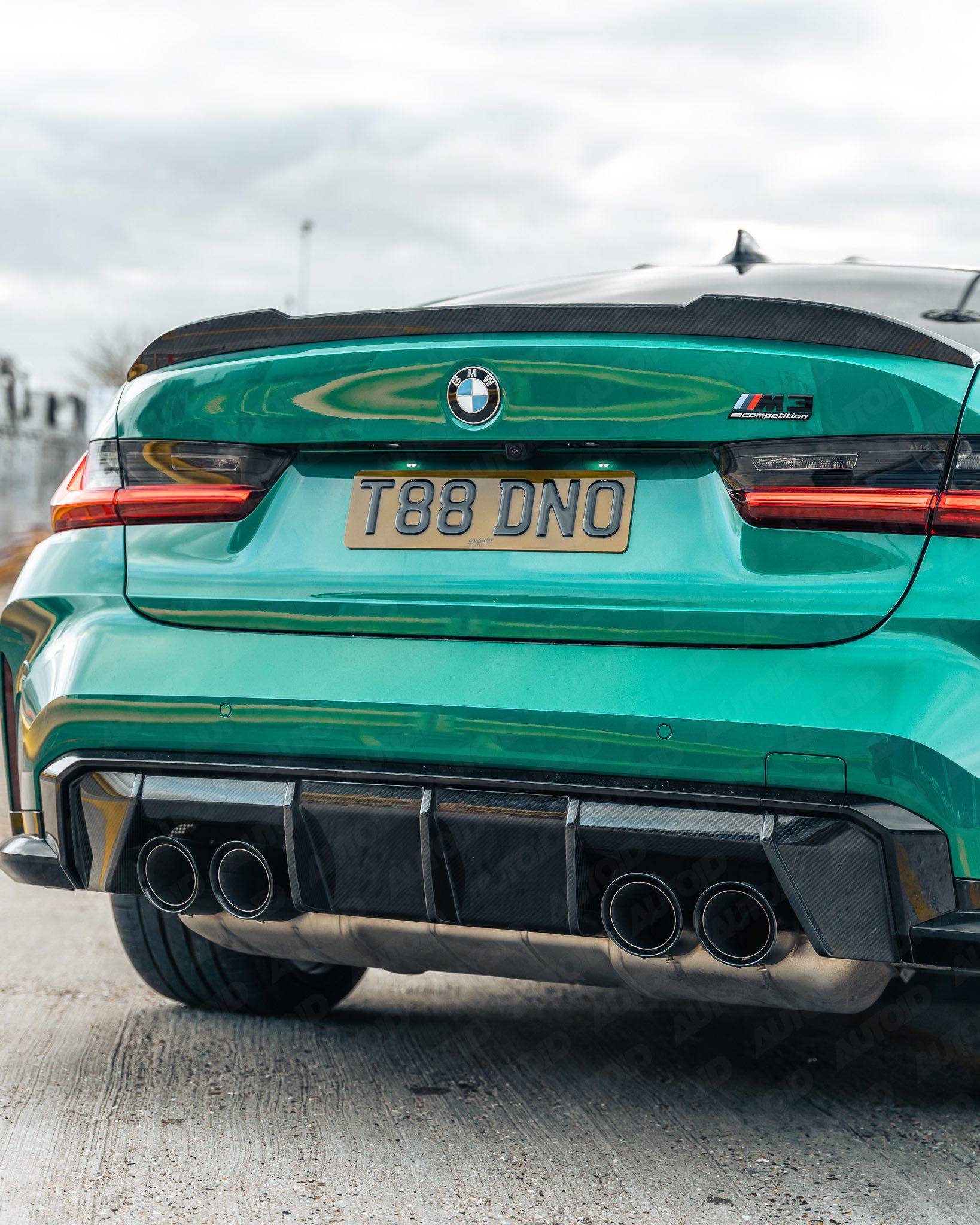 BMW M3 G80 & BMW 3 Series G20 Pre - Preg Carbon Fibre CS Rear Spoiler by TRE (2018+) - AUTOID - Rear Spoilers - TRE