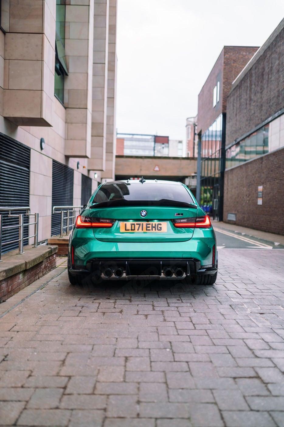 BMW M3 G80 & BMW 3 Series G20 Pre-Preg Carbon Fibre Ducktail Rear Spoiler by FORM (2018+) - AUTOID® - Rear Spoilers - FORM Industries