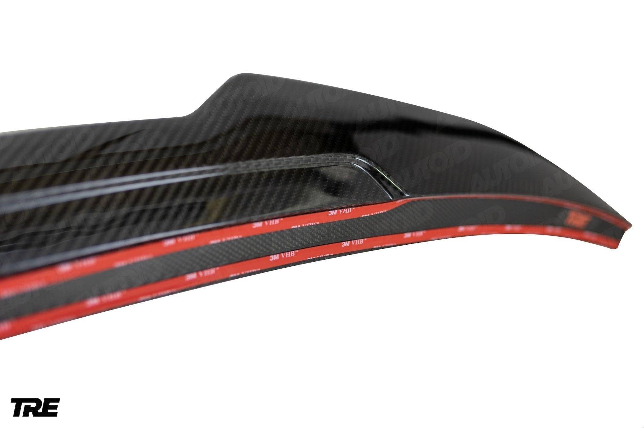 BMW M3 G80 & BMW 3 Series G20 Pre - Preg Carbon Fibre Ducktail Rear Spoiler by TRE (2018+) - AUTOID - Rear Spoilers - TRE