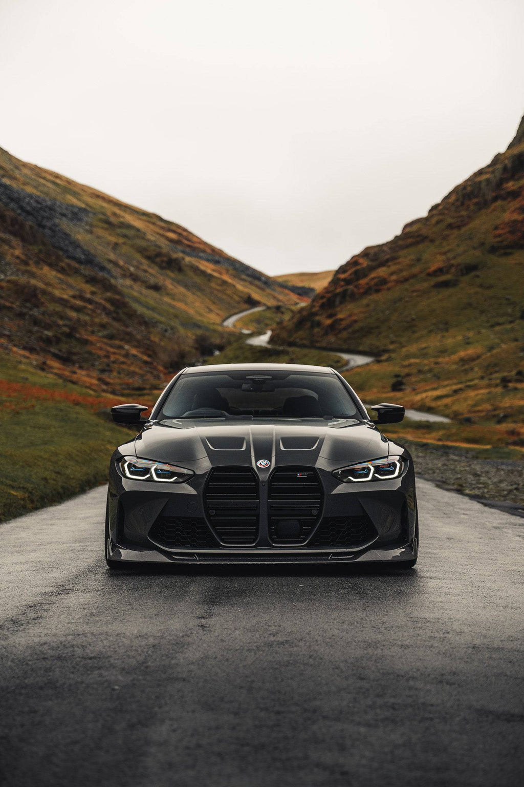 BMW M3 G80 G81 & BMW M4 G82 G83 Pre-Preg Carbon Fibre ID-01 Front Splitter by TREVORA (2021+) - AUTOID® - Front Lips & Splitters - TREVORA