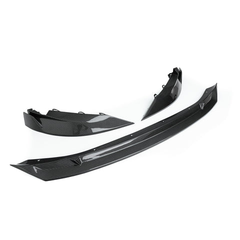 BMW M3 G80 G81 & BMW M4 G82 G83 Pre-Preg Carbon Fibre ID-01 Front Splitter by TREVORA (2021+) - AUTOID® - Front Lips & Splitters - TREVORA