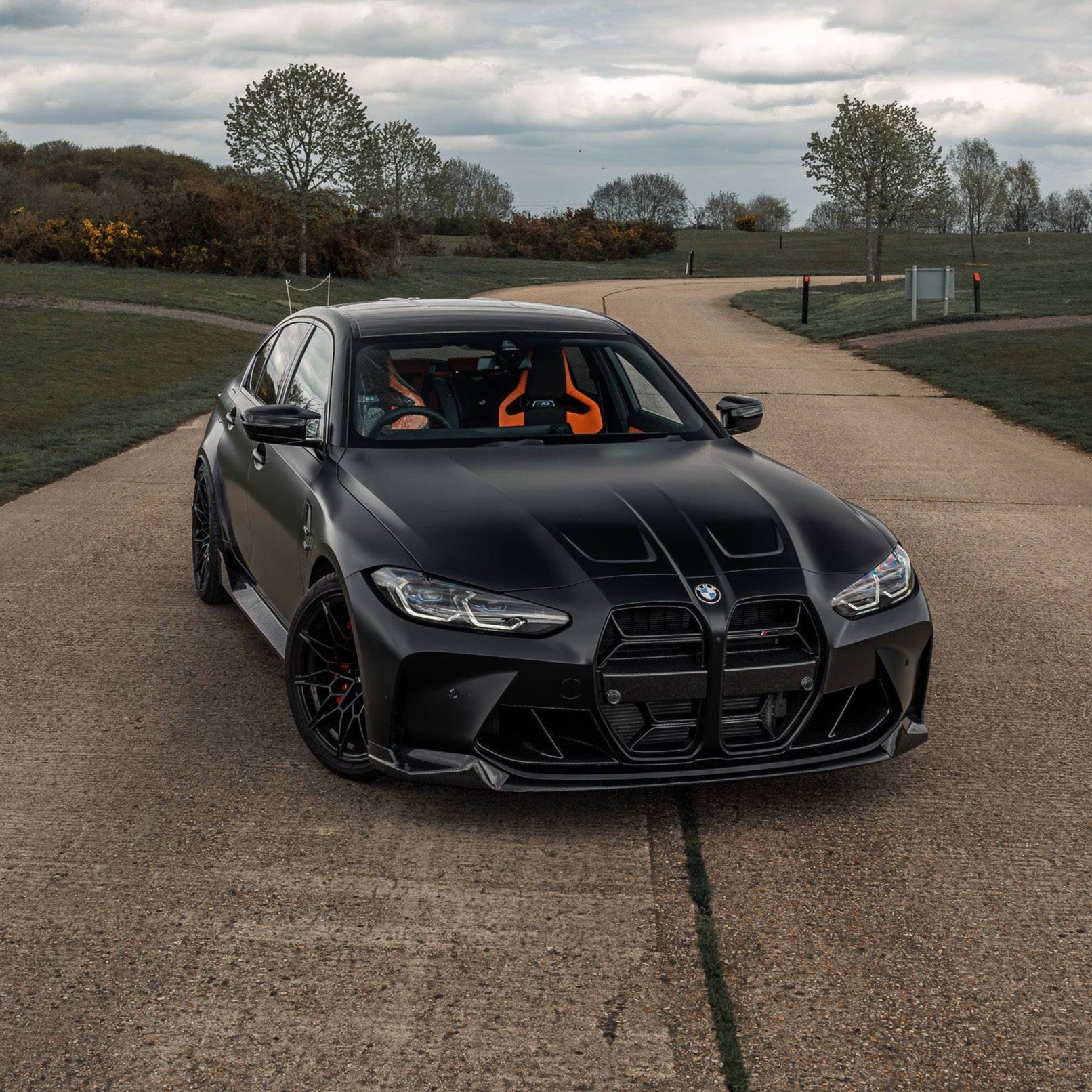 BMW M3 G80 G81 & BMW M4 G82 G83 Pre-Preg Carbon Fibre Performance Front Splitter Pro by FORM (2021+) - AUTOID® - Front Lips & Splitters - FORM Industries