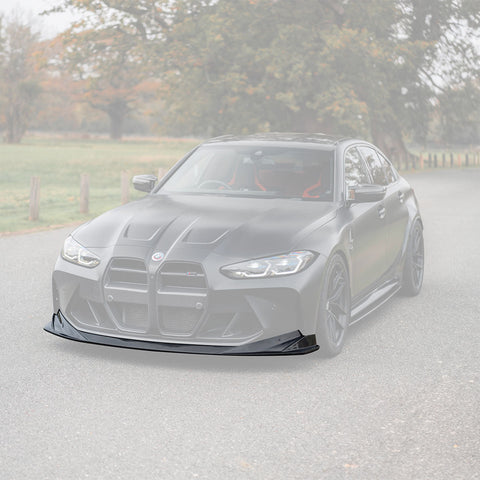 BMW M3 G80 G81 & BMW M4 G82 G83 Pre-Preg Carbon Fibre PR-1 Front Splitter by TREVORA (2021+) - AUTOID® - Front Lips & Splitters - TREVORA