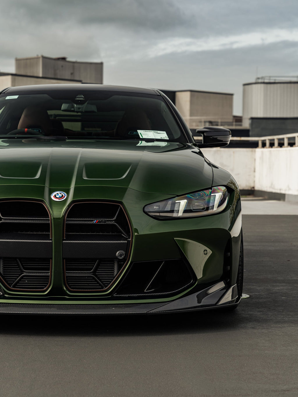 BMW M3 G80 G81 & BMW M4 G82 G83 Pre-Preg Carbon Fibre PR-1 Front Splitter by TREVORA (2021+) - AUTOID® - Front Lips & Splitters - TREVORA
