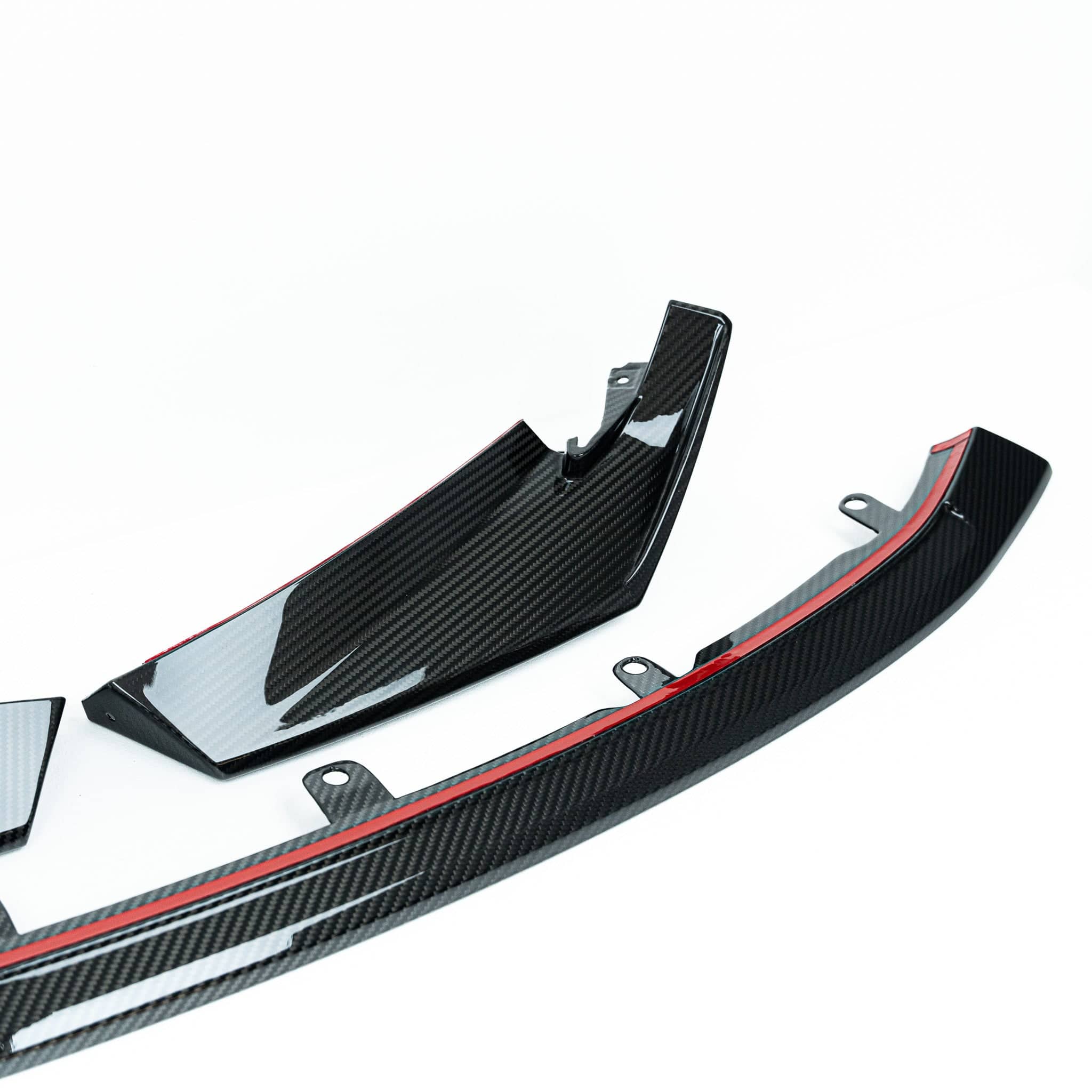 BMW M3 G80 G81 & BMW M4 G82 G83 Pre-Preg Carbon Fibre T-CSL Front Splitter by FORM (2021+) - AUTOID® - Front Lips & Splitters - FORM Industries