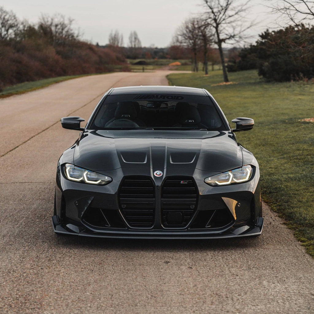 BMW M3 G80 G81 & BMW M4 G82 G83 Pre-Preg Carbon Fibre T-CSL Front Splitter by FORM (2021+) - AUTOID® - Front Lips & Splitters - FORM Industries