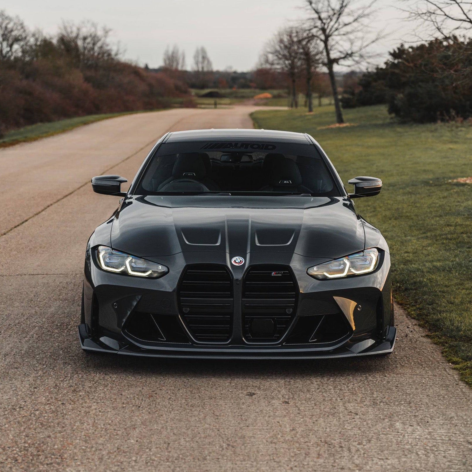 BMW M3 G80 G81 & BMW M4 G82 G83 Pre-Preg Carbon Fibre T-CSL Front Splitter by FORM (2021+) - AUTOID® - Front Lips & Splitters - FORM Industries