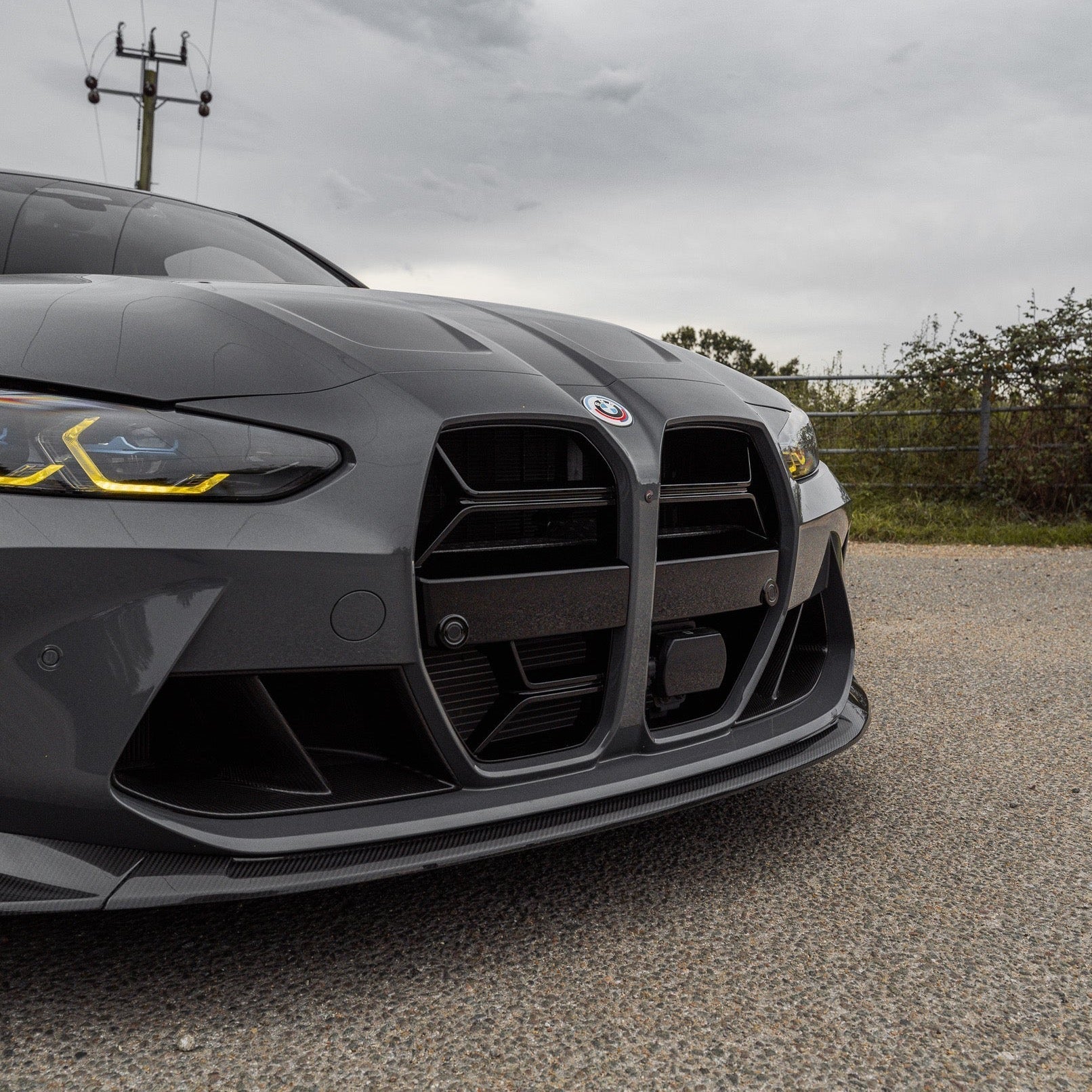BMW M3 G80 G81 & BMW M4 G82 G83 Pre-Preg Carbon Fibre T-CSL Front Splitter by FORM (2021+) - AUTOID® - Front Lips & Splitters - FORM Industries