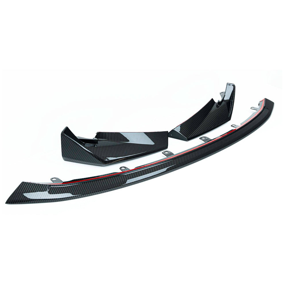 BMW M3 G80 G81 & BMW M4 G82 G83 Pre-Preg Carbon Fibre T-CSL Front Splitter by FORM (2021+) - AUTOID® - Front Lips & Splitters - FORM Industries