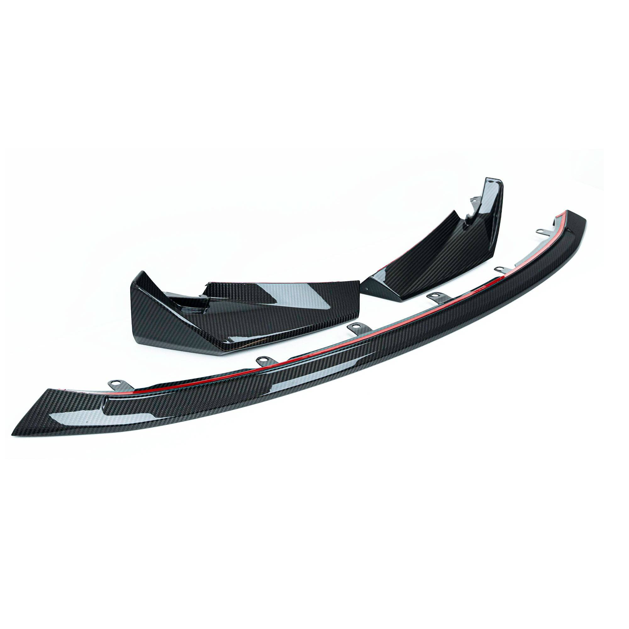 BMW M3 G80 G81 & BMW M4 G82 G83 Pre-Preg Carbon Fibre T-CSL Front Splitter by FORM (2021+) - AUTOID® - Front Lips & Splitters - FORM Industries
