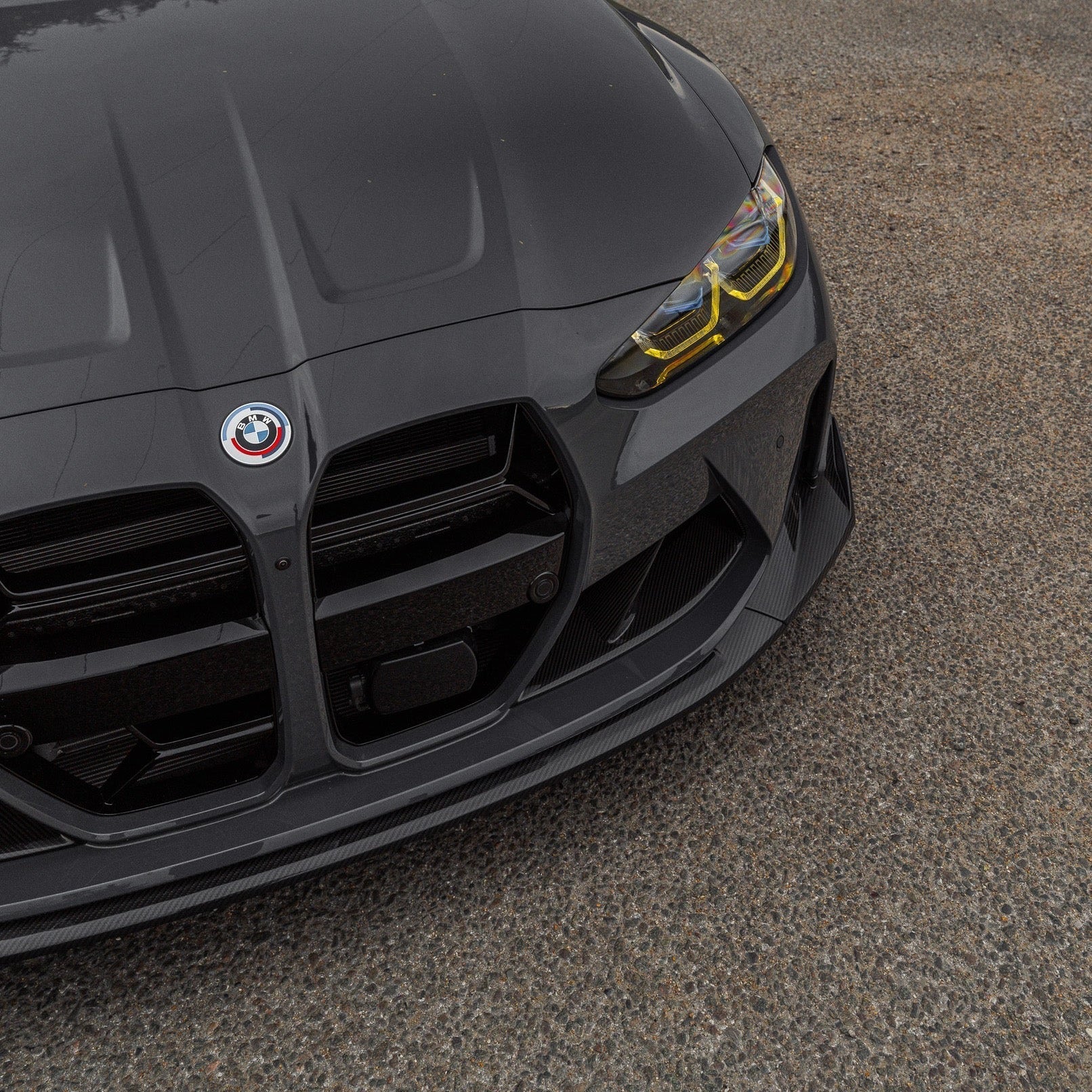 BMW M3 G80 G81 & BMW M4 G82 G83 Pre-Preg Carbon Fibre T-CSL Front Splitter by FORM (2021+) - AUTOID® - Front Lips & Splitters - FORM Industries