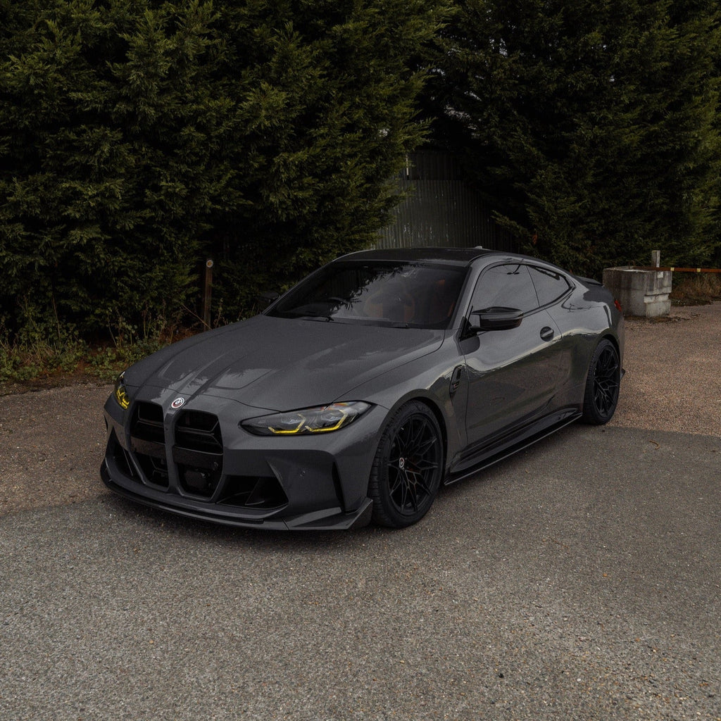 BMW M3 G80 G81 & BMW M4 G82 G83 Pre-Preg Carbon Fibre T-CSL Front Splitter by FORM (2021+) - AUTOID® - Front Lips & Splitters - FORM Industries