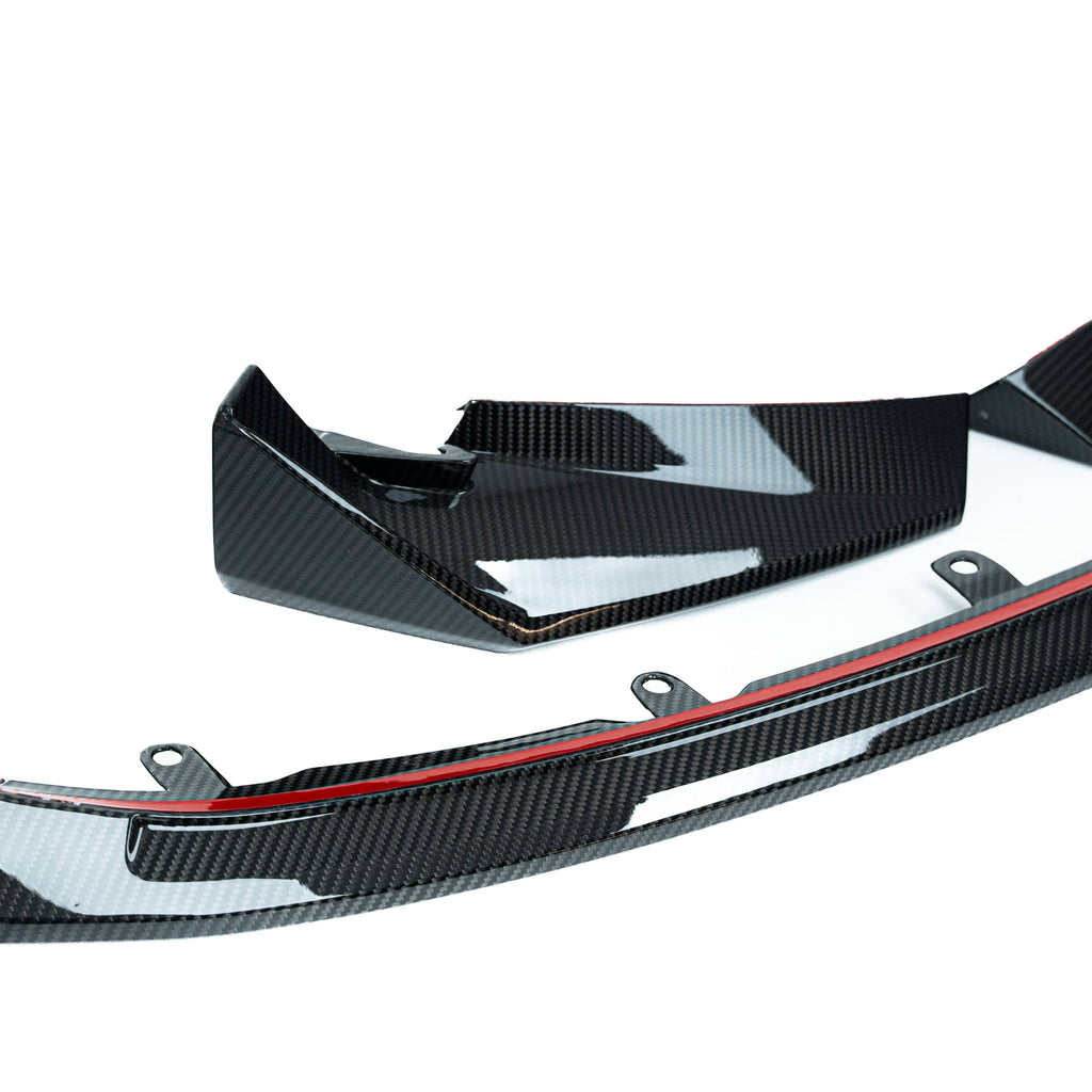 BMW M3 G80 G81 & BMW M4 G82 G83 Pre-Preg Carbon Fibre T-CSL Front Splitter by FORM (2021+) - AUTOID® - Front Lips & Splitters - FORM Industries