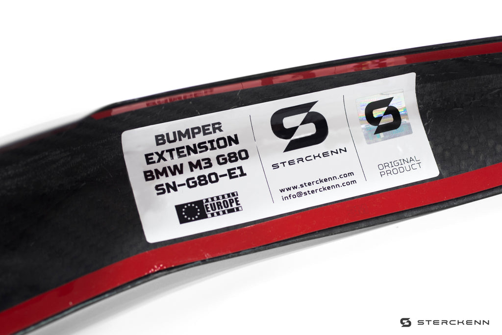BMW M3 G80 G81 Carbon Fibre Rear Bumper Extension Canards by Sterckenn (2021+) - AUTOID® - Side Skirts & Winglets - Sterckenn