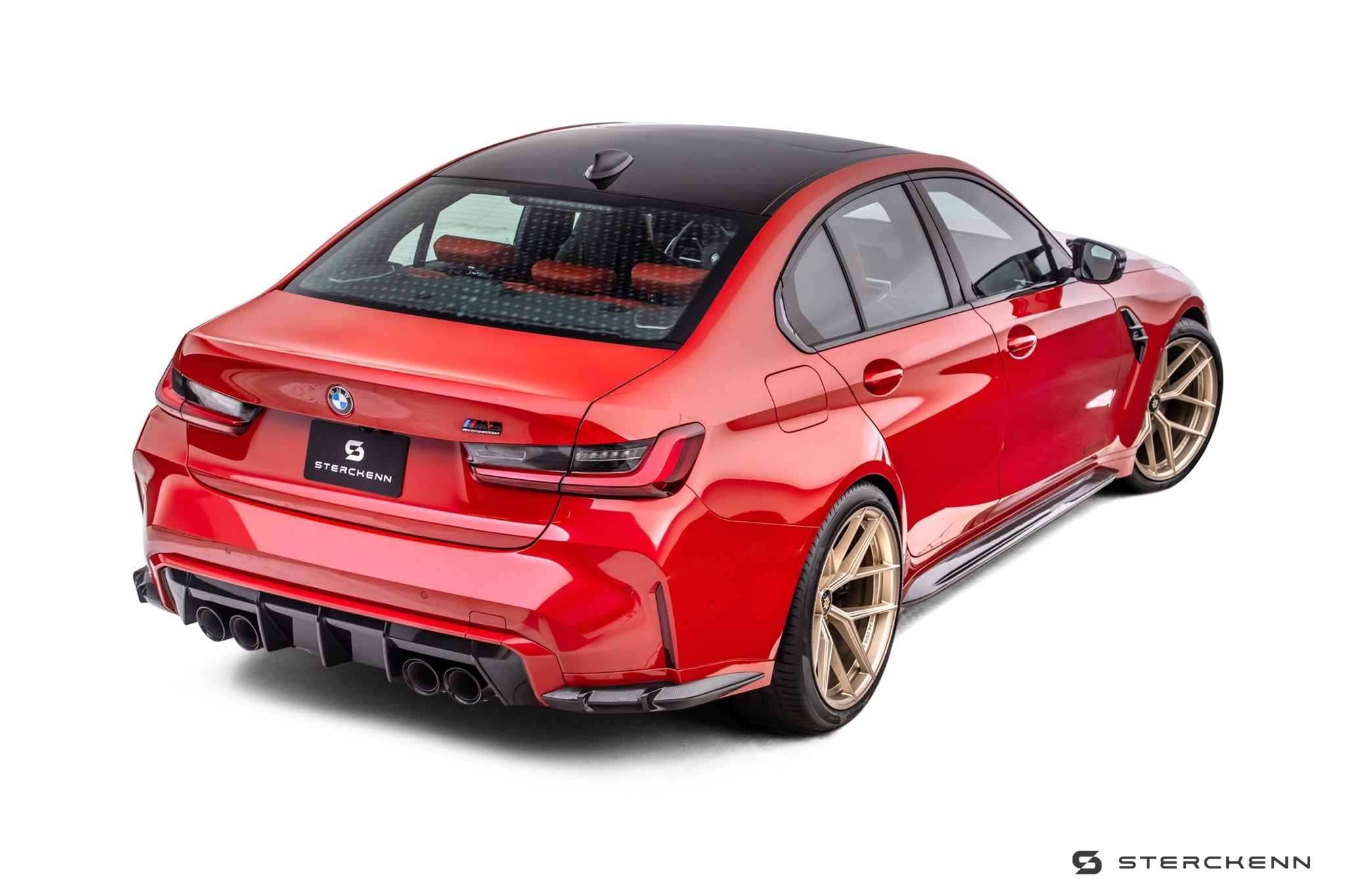 BMW M3 G80 G81 Carbon Fibre Rear Bumper Extension Canards by Sterckenn (2021+) - AUTOID® - Side Skirts & Winglets - Sterckenn