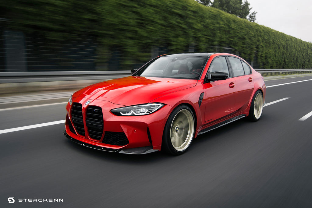BMW M3 G80 G81 Carbon Fibre Side Skirts by Sterckenn (2021+) - AUTOID - Side Skirts & Winglets - Sterckenn