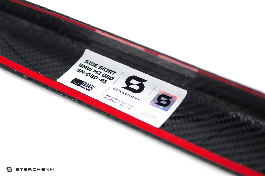 BMW M3 G80 G81 Carbon Fibre Side Skirts by Sterckenn (2021+) - AUTOID® - Side Skirts & Winglets - Sterckenn