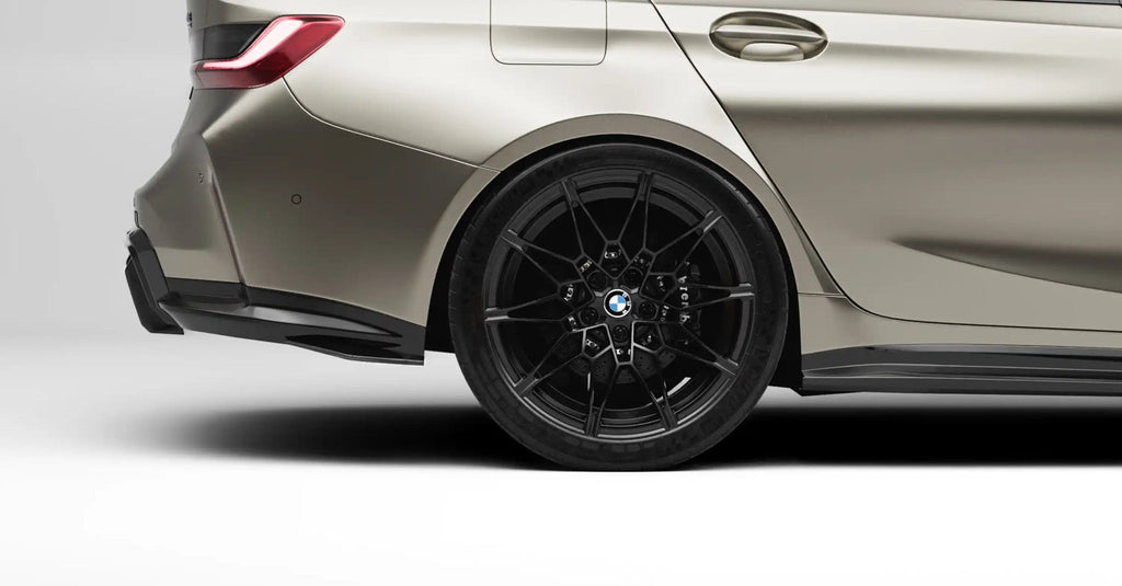 BMW M3 G80 G81 EVO-S Gloss Black Diffuser Extensions by ZAERO (2021+) - AUTOID® - Side Skirts & Winglets - Zaero Design