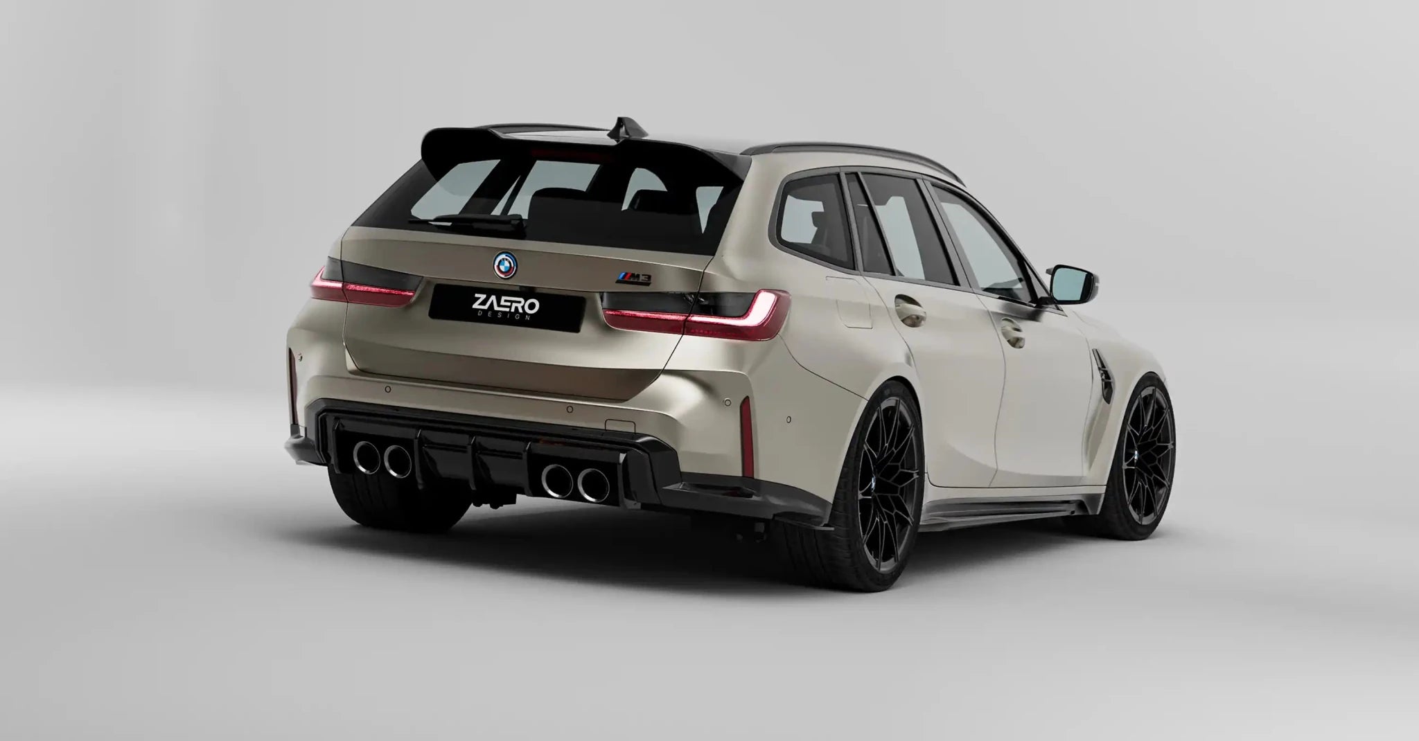 BMW M3 G80 G81 EVO-S Gloss Black Side Skirts by ZAERO (2021+) - AUTOID® - Side Skirts & Winglets - Zaero Design