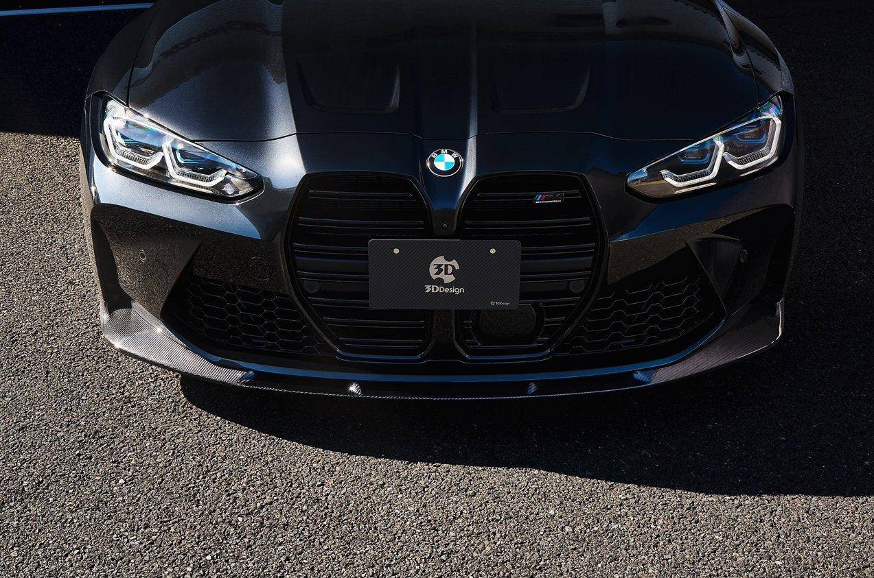 BMW M3 G80 G81 & M4 G82 G83 3DDesign Carbon Fibre Front Splitter (2020+) - AUTOID® - Front Lips & Splitters - 3DDesign