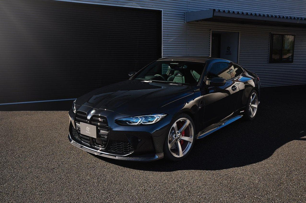 BMW M3 G80 G81 & M4 G82 G83 3DDesign Carbon Fibre Front Splitter (2020+) - AUTOID® - Front Lips & Splitters - 3DDesign