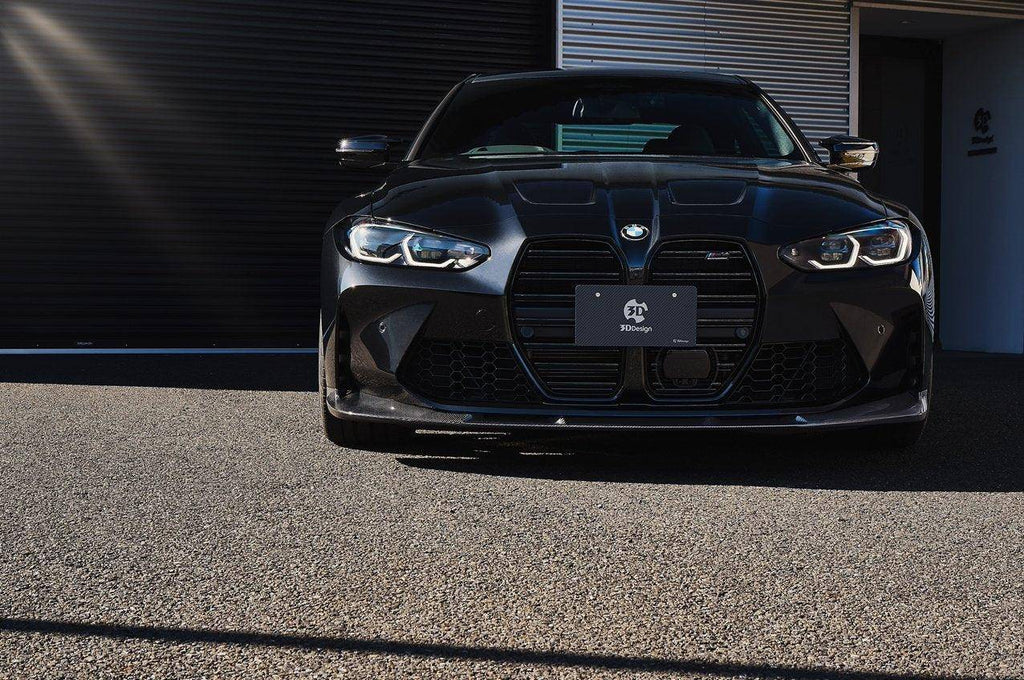 BMW M3 G80 G81 & M4 G82 G83 3DDesign Carbon Fibre Front Splitter (2020+) - AUTOID® - Front Lips & Splitters - 3DDesign