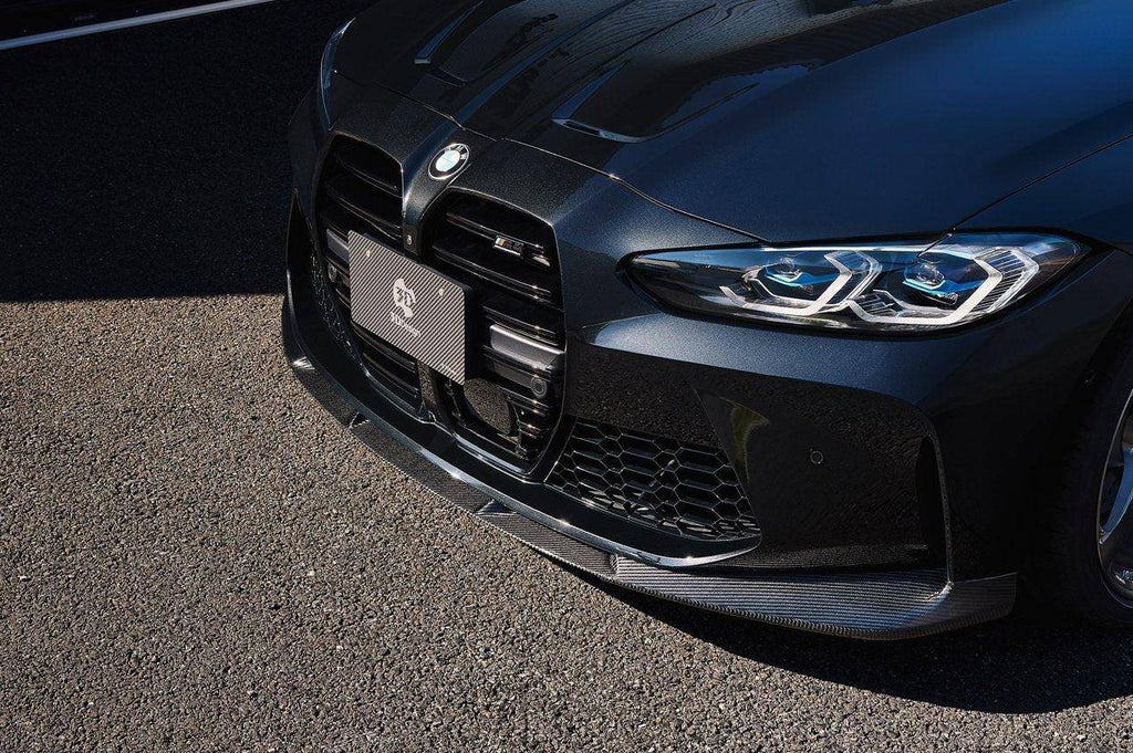BMW M3 G80 G81 & M4 G82 G83 3DDesign Carbon Fibre Front Splitter (2020+) - AUTOID® - Front Lips & Splitters - 3DDesign