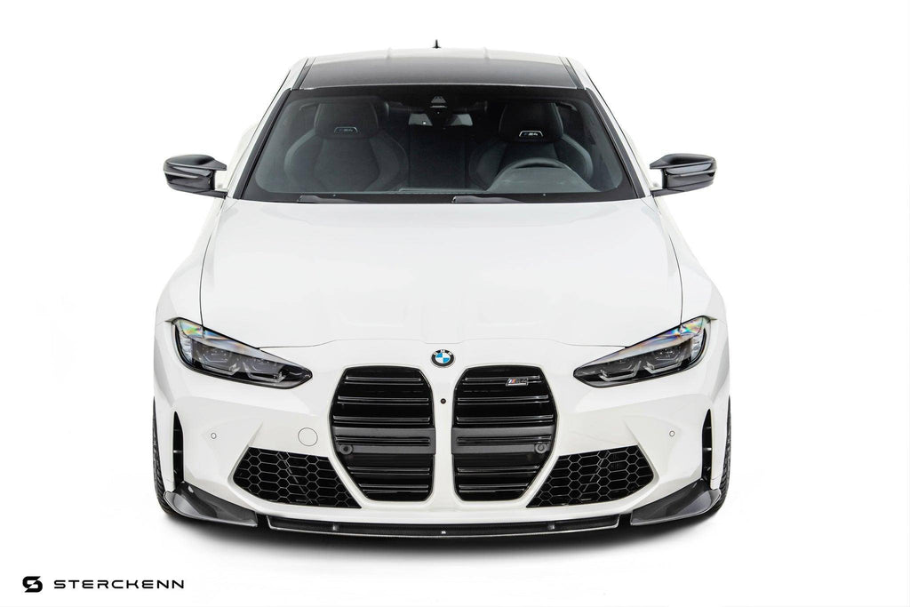 BMW M3 G80 G81 & M4 G82 G83 Carbon Fibre Front Splitter by Sterckenn (2021+) - AUTOID® - Front Lips & Splitters - Sterckenn