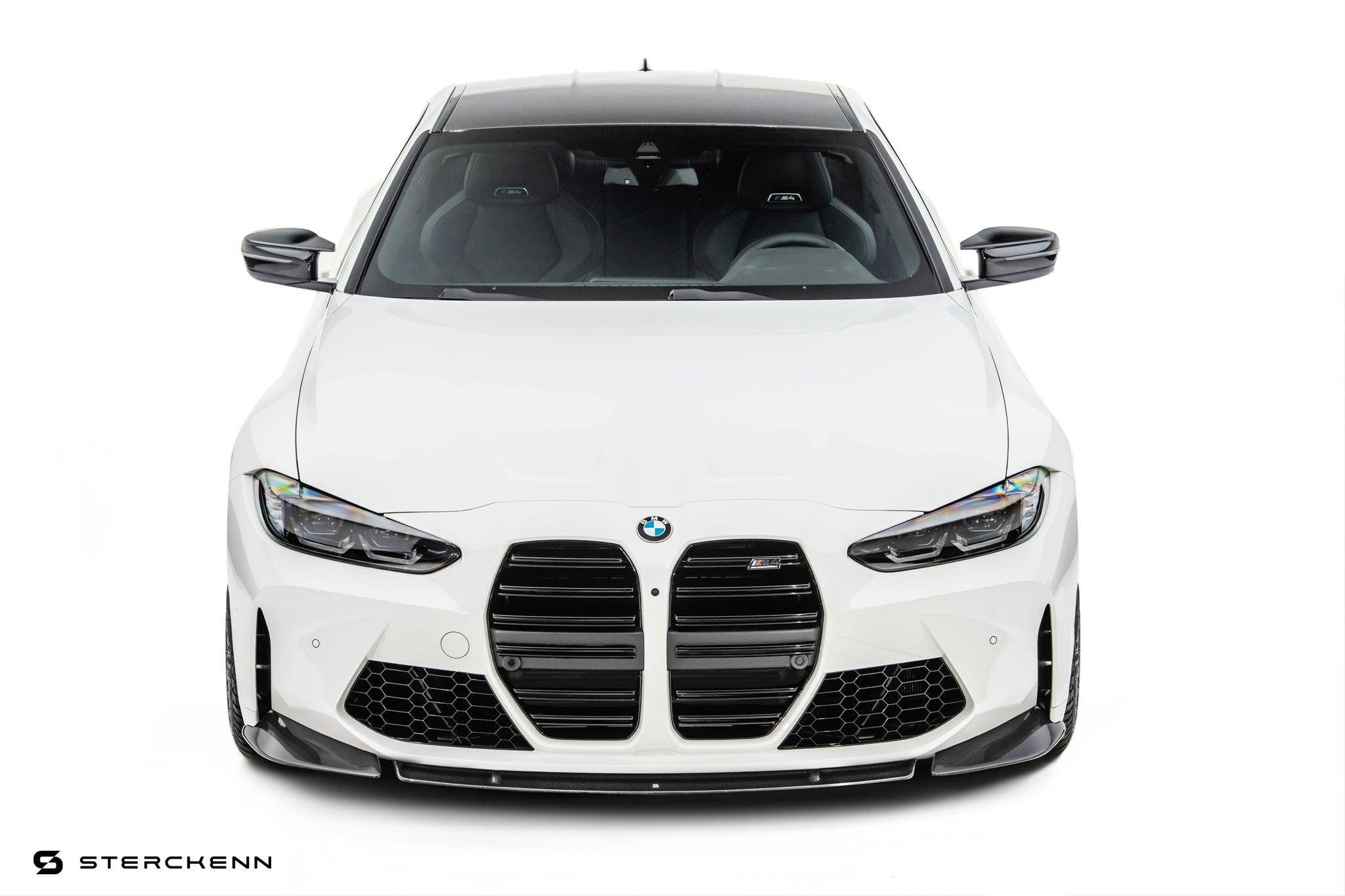 BMW M3 G80 G81 & M4 G82 G83 Carbon Fibre Front Splitter by Sterckenn (2021+) - AUTOID® - Front Lips & Splitters - Sterckenn