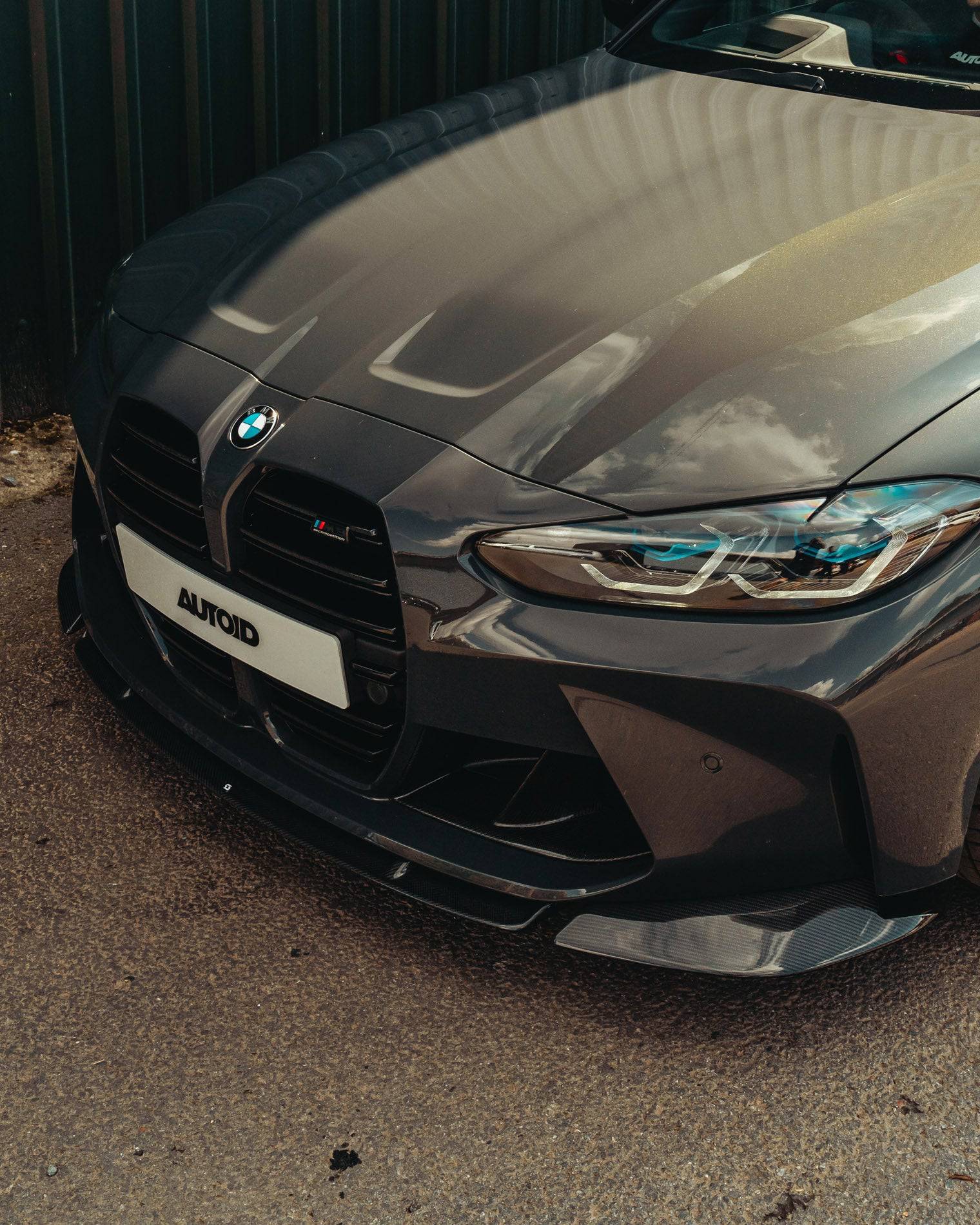 BMW M3 G80 G81 & M4 G82 G83 Carbon Fibre Front Splitter by Sterckenn (2021+) - AUTOID® - Front Lips & Splitters - Sterckenn