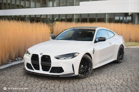 BMW M3 G80 G81 & M4 G82 G83 Carbon Fibre Front Splitter by Sterckenn (2021+) - AUTOID® - Front Lips & Splitters - Sterckenn