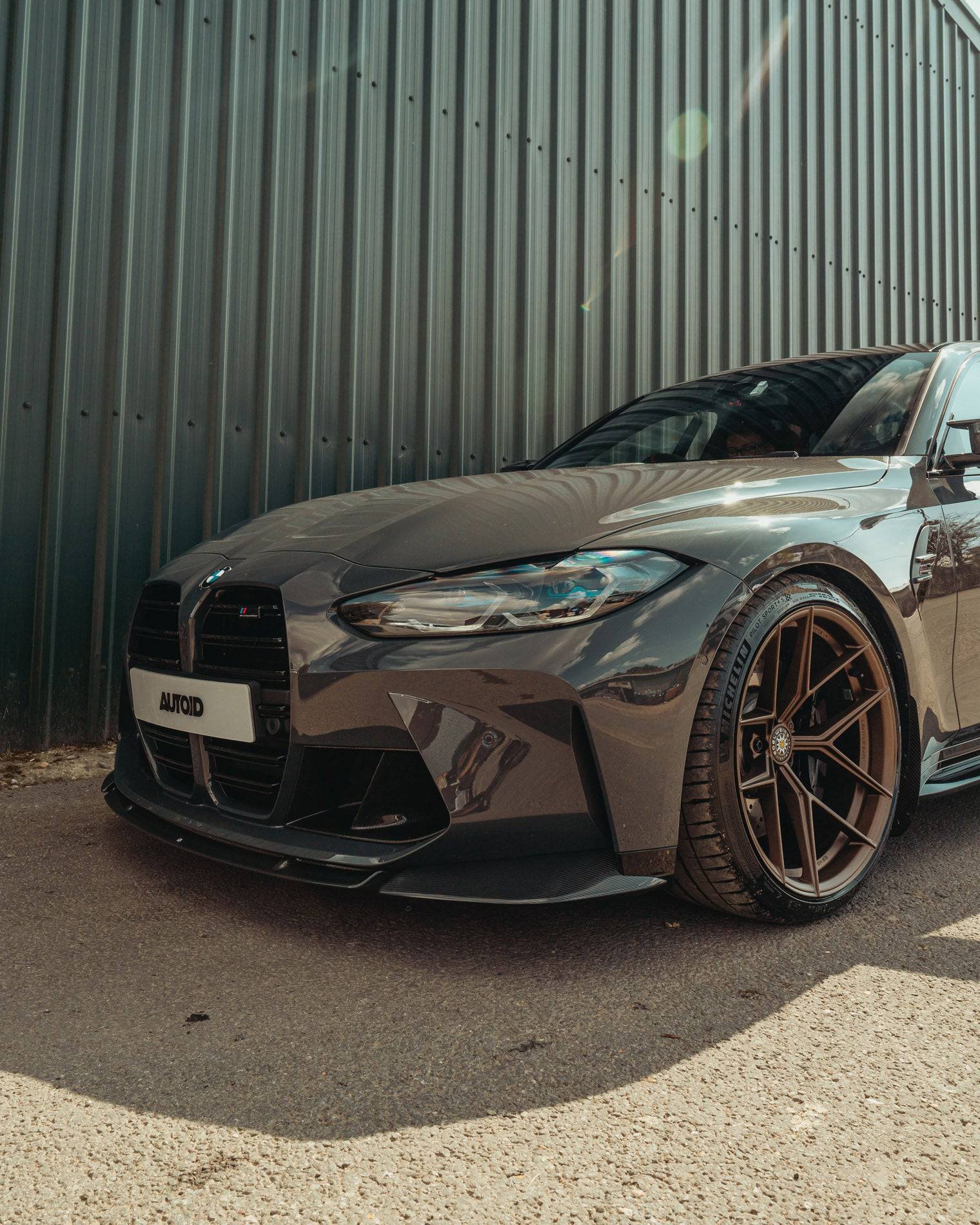 BMW M3 G80 G81 & M4 G82 G83 Carbon Fibre Front Splitter by Sterckenn (2021+) - AUTOID® - Front Lips & Splitters - Sterckenn