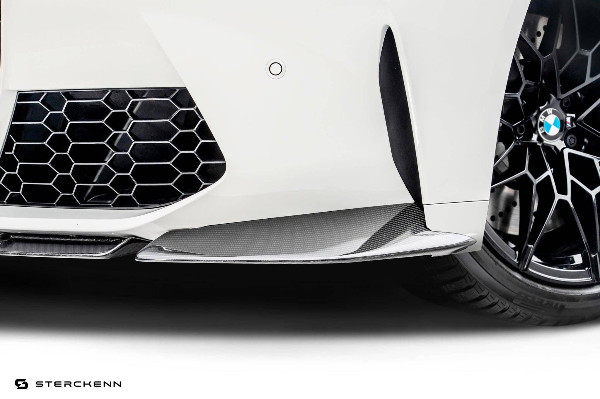 BMW M3 G80 G81 & M4 G82 G83 Carbon Fibre Front Splitter by Sterckenn (2021+) - AUTOID® - Front Lips & Splitters - Sterckenn