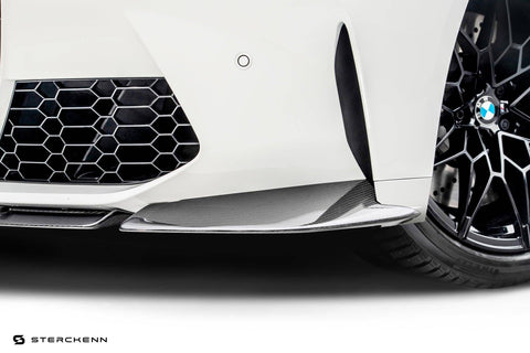 BMW M3 G80 G81 & M4 G82 G83 Carbon Fibre Front Splitter by Sterckenn (2021+) - AUTOID® - Front Lips & Splitters - Sterckenn