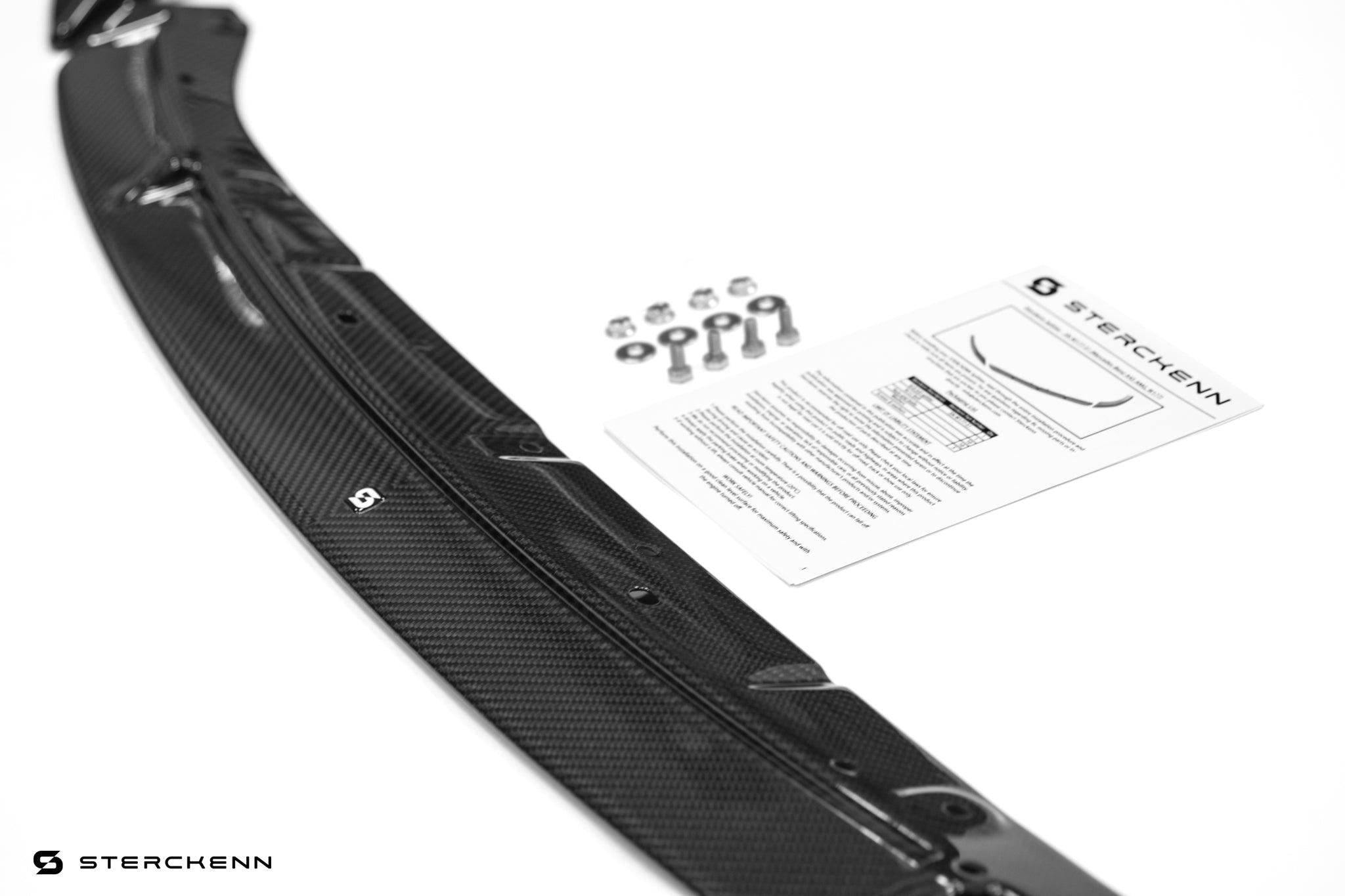 BMW M3 G80 G81 & M4 G82 G83 Carbon Fibre Front Splitter by Sterckenn (2021+) - AUTOID® - Front Lips & Splitters - Sterckenn